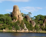 Rockery from Matopos, Zimbabwe. Matopos has been declared UNESCO World Heritage Site